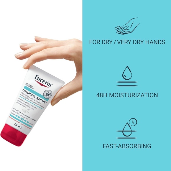 Eucerin Complete Repair Moisturizing Hand Cream - 5% Urea Cream | NWT - Picture 5 of 14